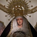 María Santísima del Amor Fraterno vestida de luto para el mes de los fieles difuntos