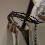 María Santísima del Amor Fraterno vestida de luto para el mes de los fieles difuntos