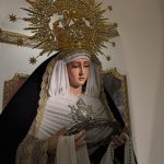 María Santísima del Amor Fraterno vestida de luto para el mes de los fieles difuntos