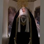 María Santísima del Amor Fraterno vestida de luto para el mes de los fieles difuntos